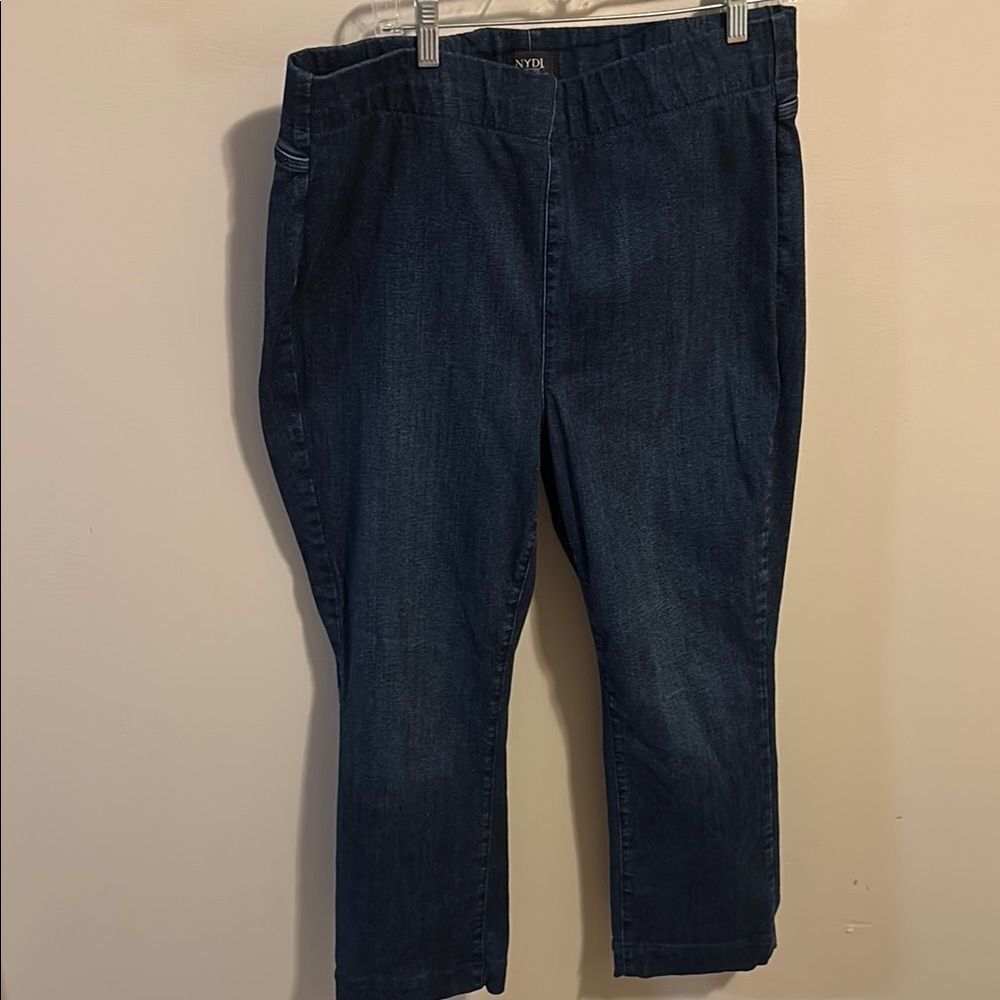 NYDJ pull on  Jeans with Straight Leg size 1x